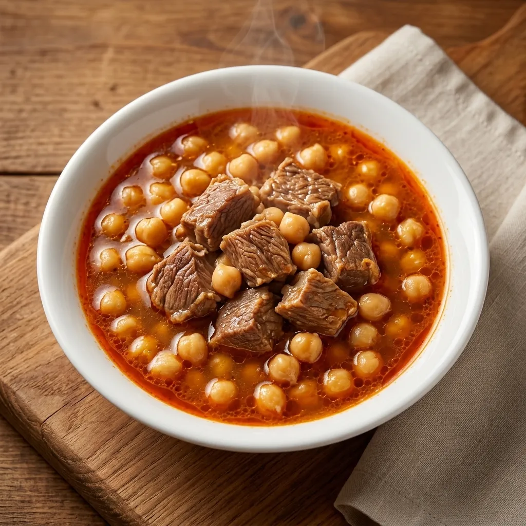 Pacha - traditional Afghan lamb and chickpea stew at Kabul Fourteen Winnipeg